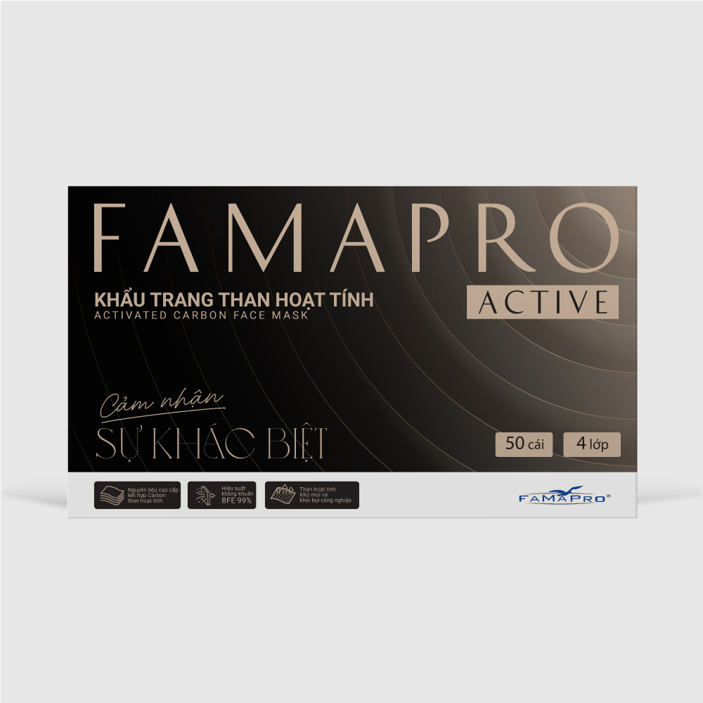 Khẩu trang kháng khuẩn Active Famapro