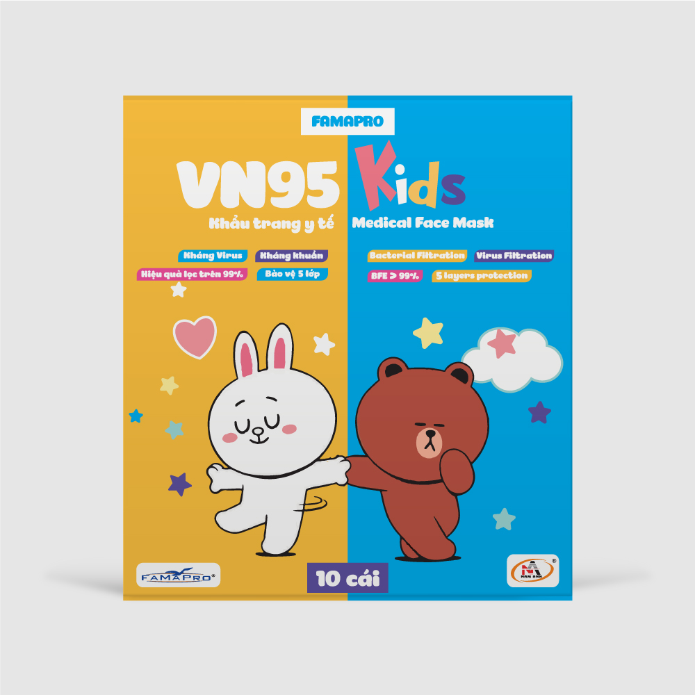 Khẩu trang trẻ em VN95 Famapro