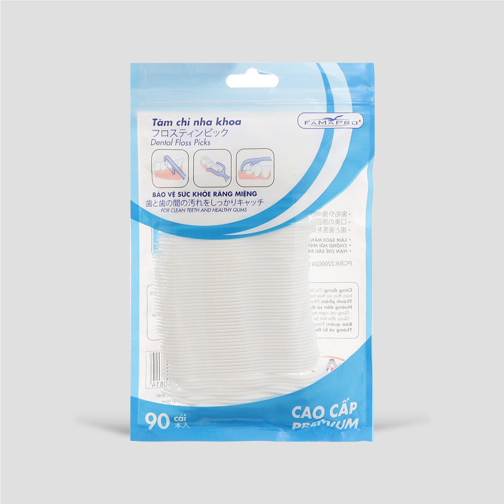 Tăm chỉ nha khoa Famapro 90 cái /túi