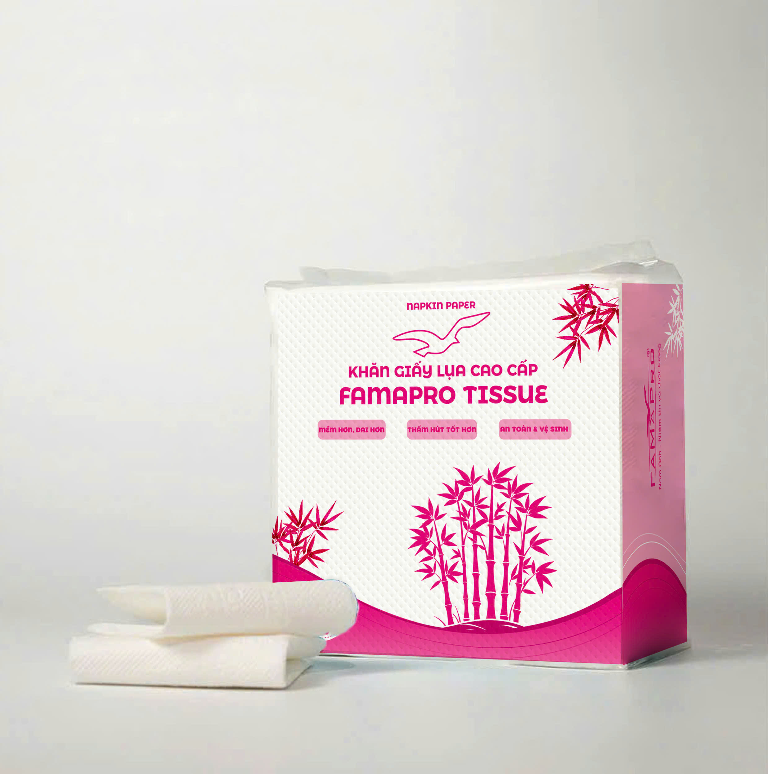 Khăn giấy lụa cao cấp Famapro Tissue